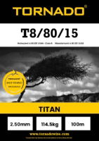 Titan Stiff Stay T8/80/15 High Tensile Livestock 100m