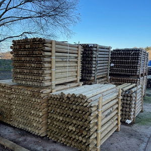 Timber Post 2.55m x 75mm Machine Round UC4 Treated