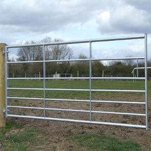 Metal Field Gate 10ft 7 Rail 1145mm High Box Stiles