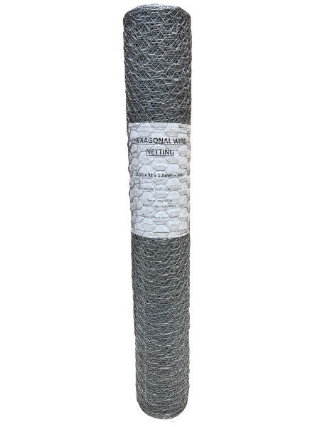 Budget Hexagonal Wire Mesh 1050 x 31 x 1.0mm 50m