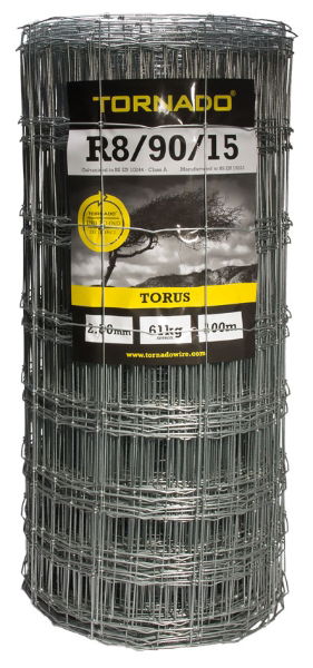 Torus Stiff Stay R8/90/15 High Tensile Livestock 100m