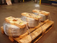 Plain Wire Wooden Reel Easy 2.50mm (12.5g) High Tensile Galvanised 100kg Approx 2600m