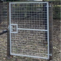 Metal Deer Gate 4ft x 1840mm High 76 x 76mm Mesh 40mm Box Frame