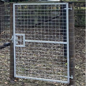 Metal Deer Gate 4ft x 1840mm High 76 x 76mm Mesh 40mm Box Frame