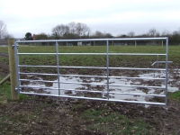 Metal Field Gate 16ft 7 Rail 1145mm High Box Stiles 