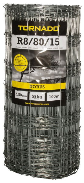 Torus Stiff Stay R8/80/15 High Tensile c/w Gripples Livestock 100m