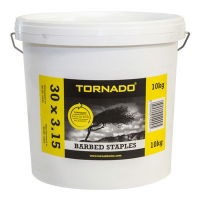 Plain Fence Staples 30 x 3.15mm x 10kg Bucket (272 per kg)