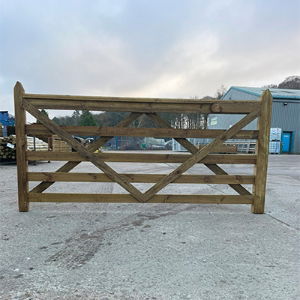 Wooden Field Gate 8ft 5 Rail 1200mm High No Fixings