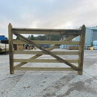 Wooden Field Gate 6ft 5 Rail 1200mm High No Fixings