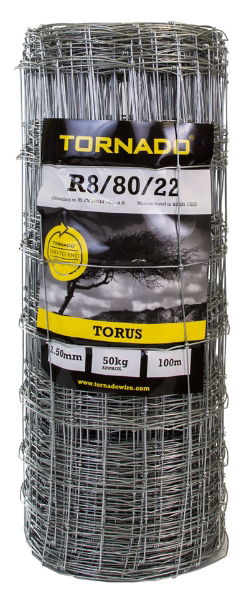 Torus Stiff Stay R8/80/22 High Tensile Lambsafe 100m