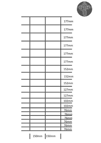 Titan Stiff Stay T20/244/15 High Tensile Deer 100m