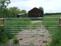 Metal Field Gate 10ft 7 Rail 1145mm High Box Stiles